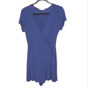 Rolla Coster Women S Navy Faux Wrap Skirt Sexy Coquette Fairy Sexy Shorts Romper